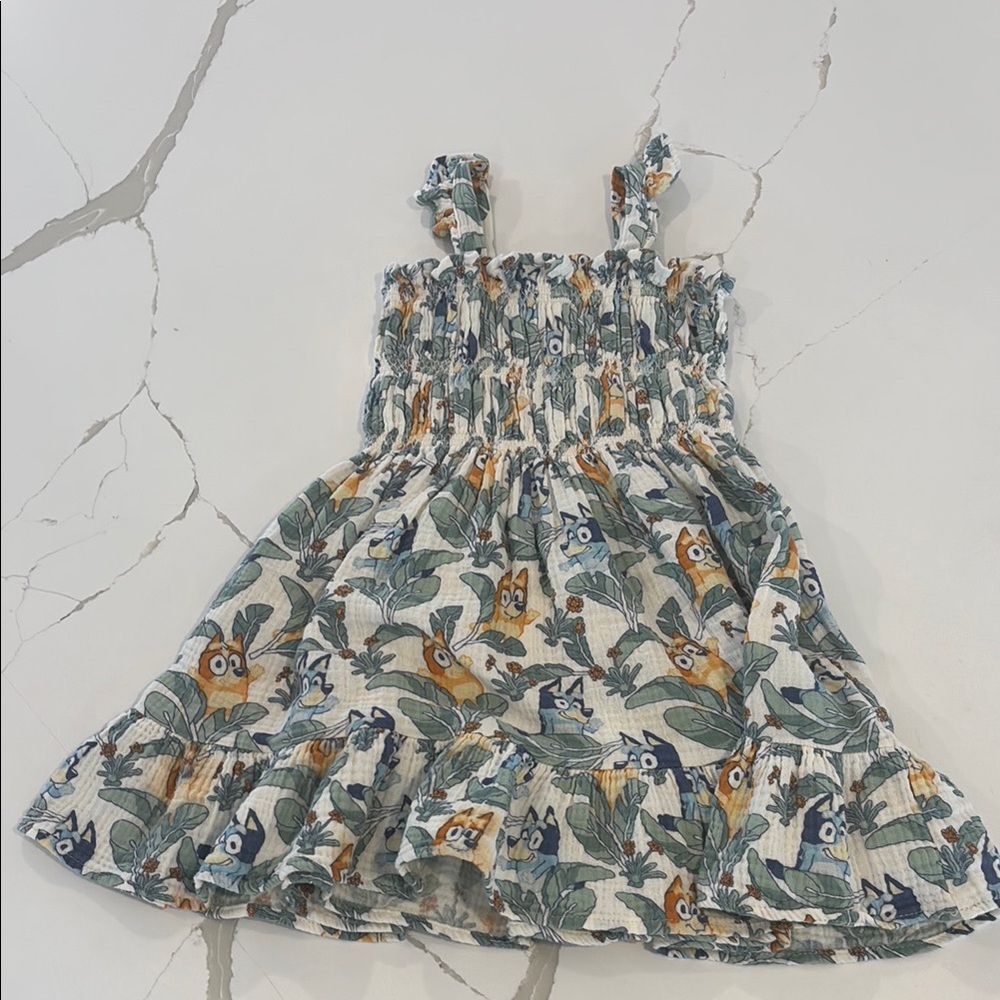 Bluey Smocked Sundress